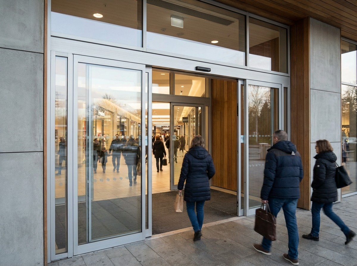 Porta automática vidro