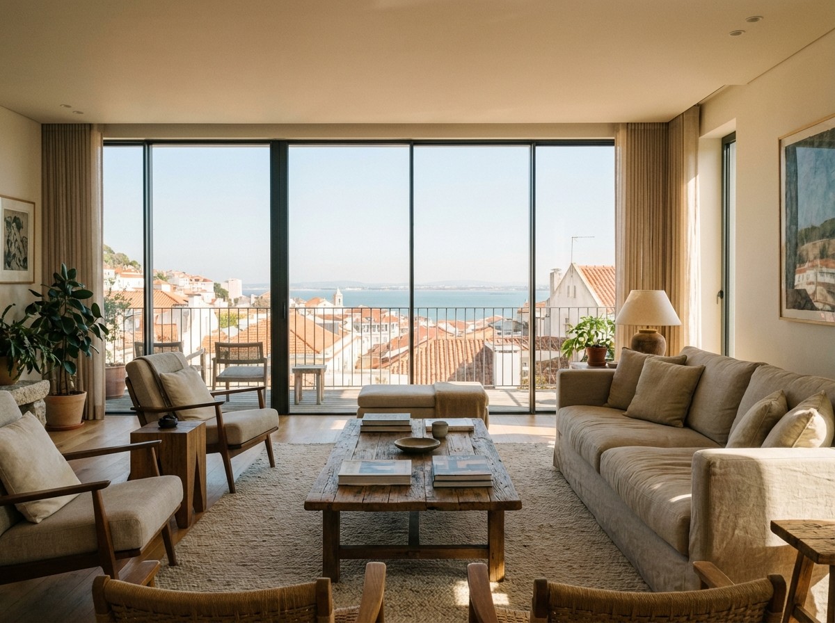 Janela residencial com vista