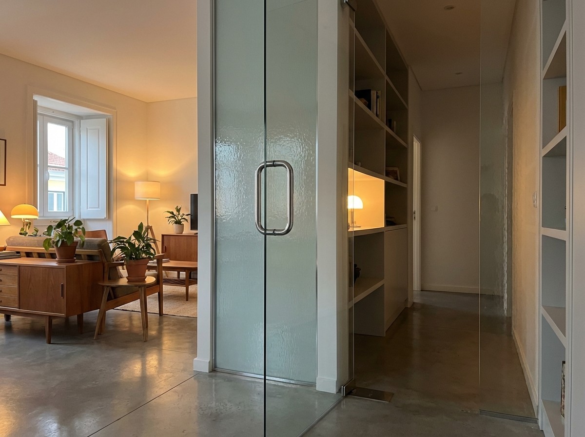 Exemplo de guarda de varanda em vidro de segurança